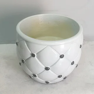 گلدان لمسه طوسی مشکی